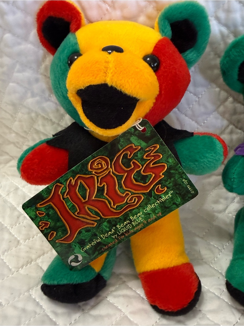 Grateful Dead Beanie Bears Bundle Stager Lee and Irie 7” Bears NWT